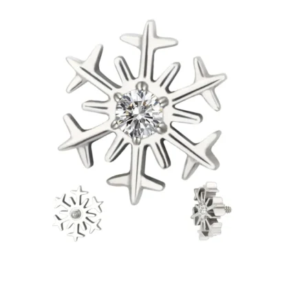 labret fiocco titanio