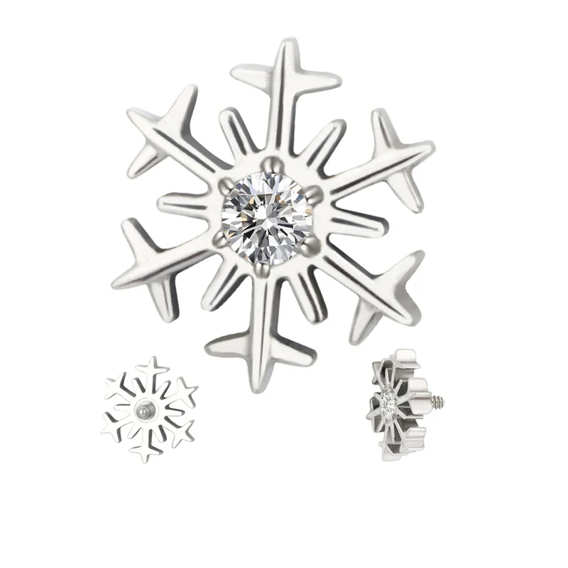 labret fiocco titanio