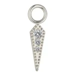 freccia diamantata pendente