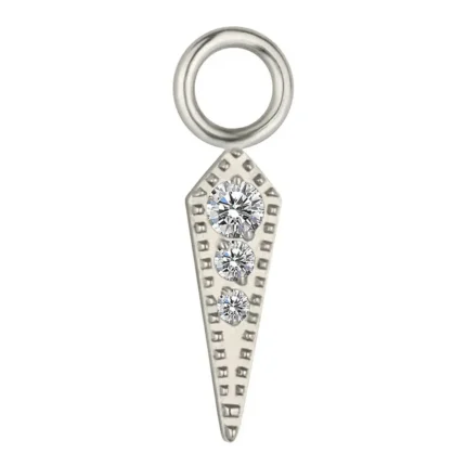 freccia diamantata pendente