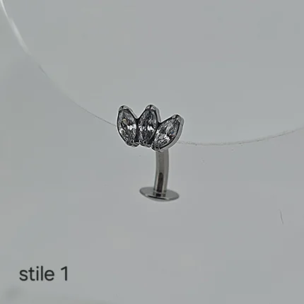 floating navel piercing