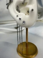 saliscendi titanio piercing