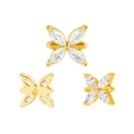 piercing labret farfallina