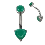 navel ombelico verde